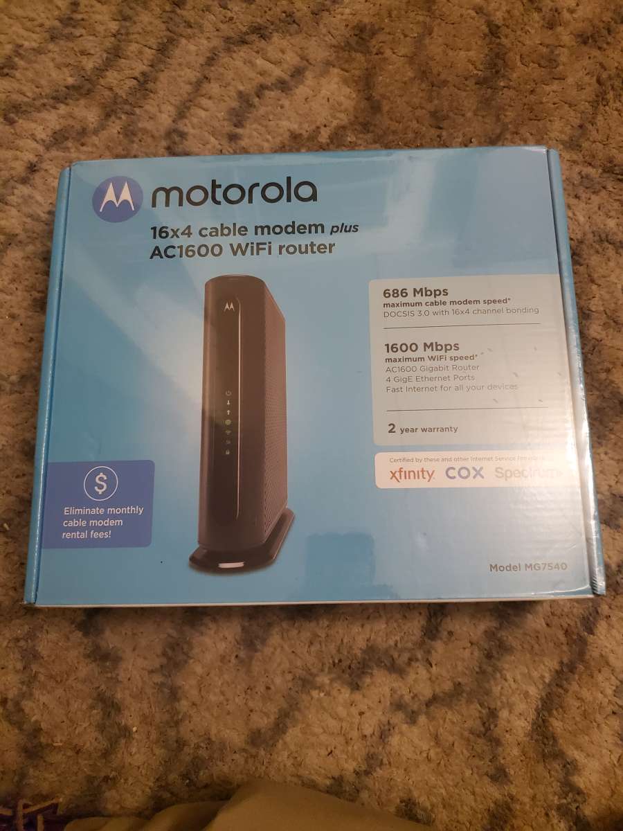 Motorola Modem Router Combo
