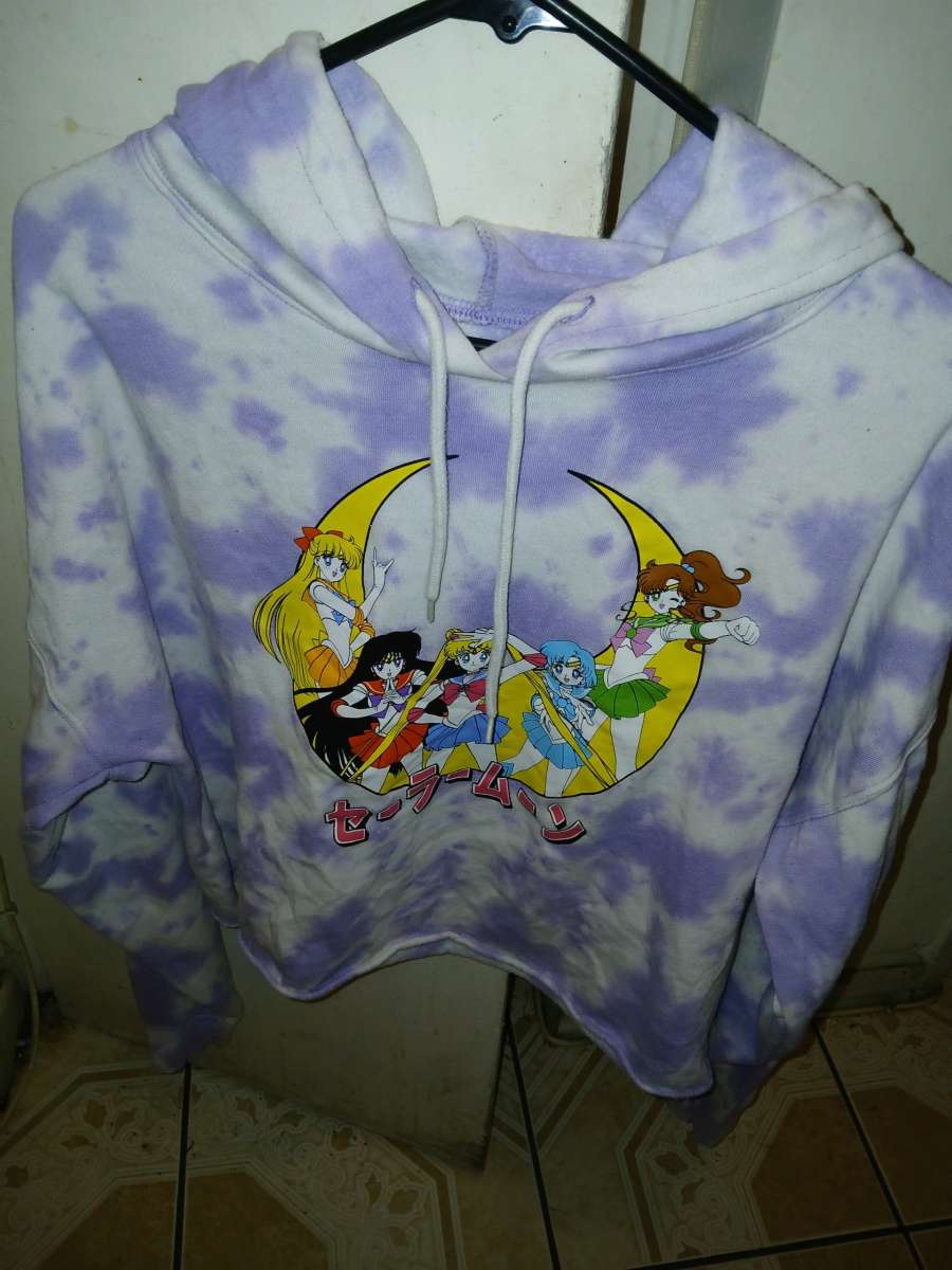 Sailor Moon Naoko Takeuchi Tie Dye Hoodie Sweatshirt Size XL