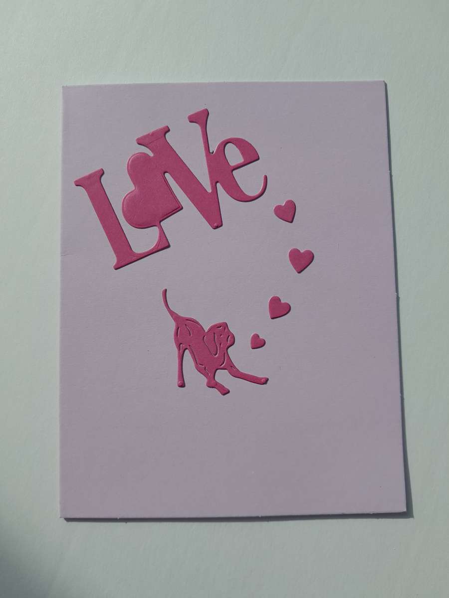 Homemade greeting cards for love