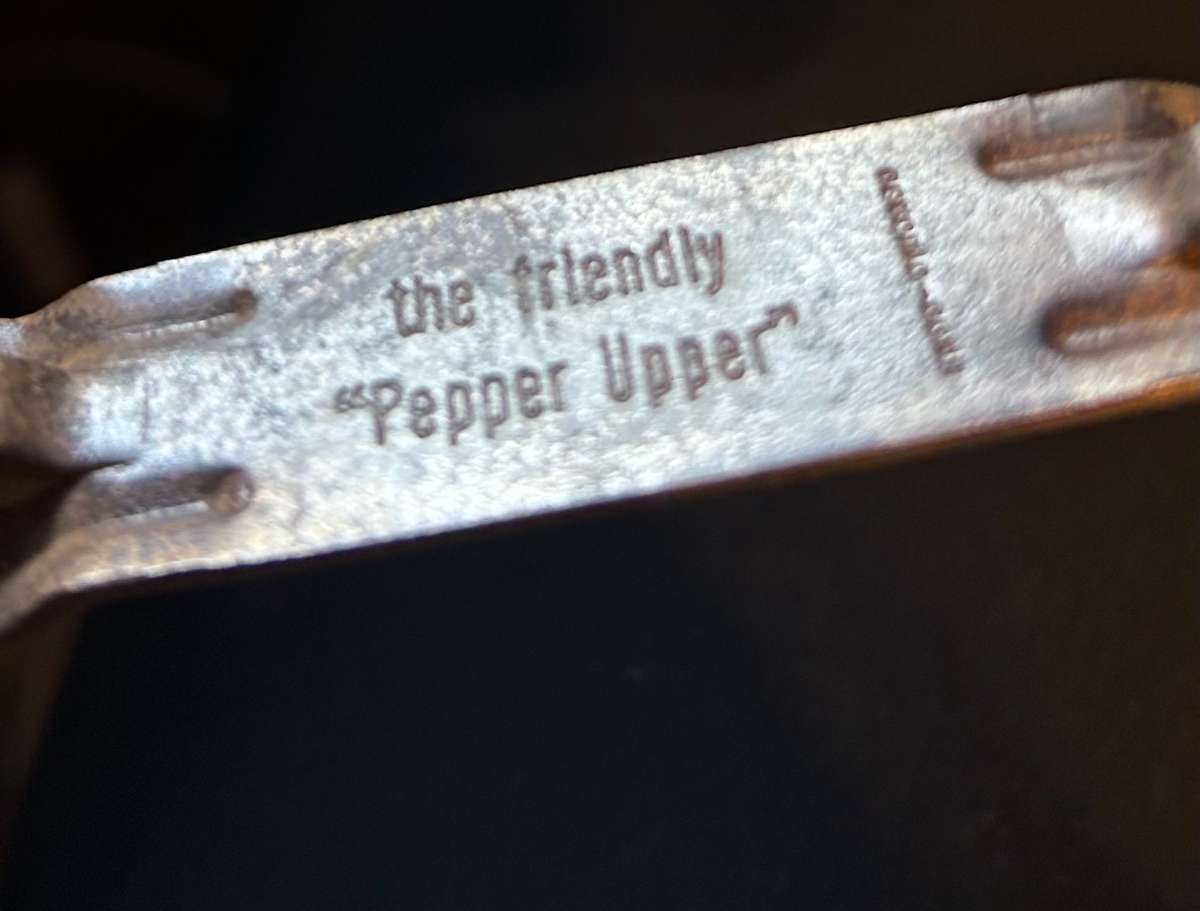 vintage Dr Pepper can and bottle opener