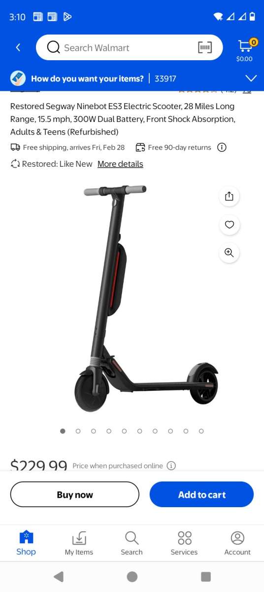 Segway ninebot electric scooter