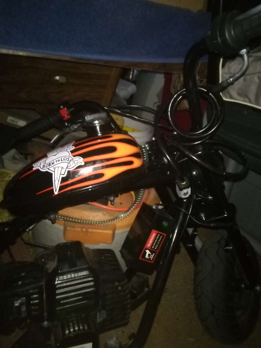 49cc bike and 212cc go cart take a swap