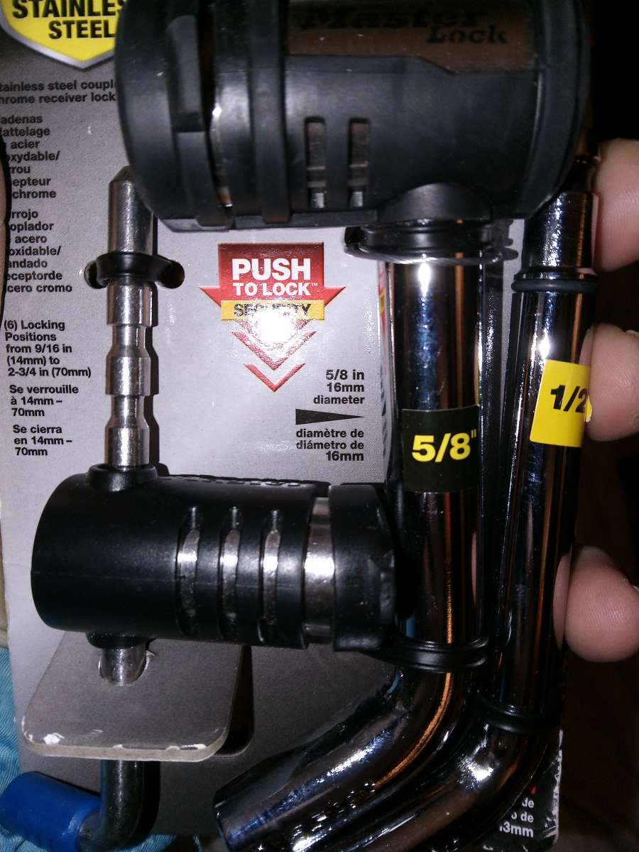master lock stainless steel trailer hitch locks