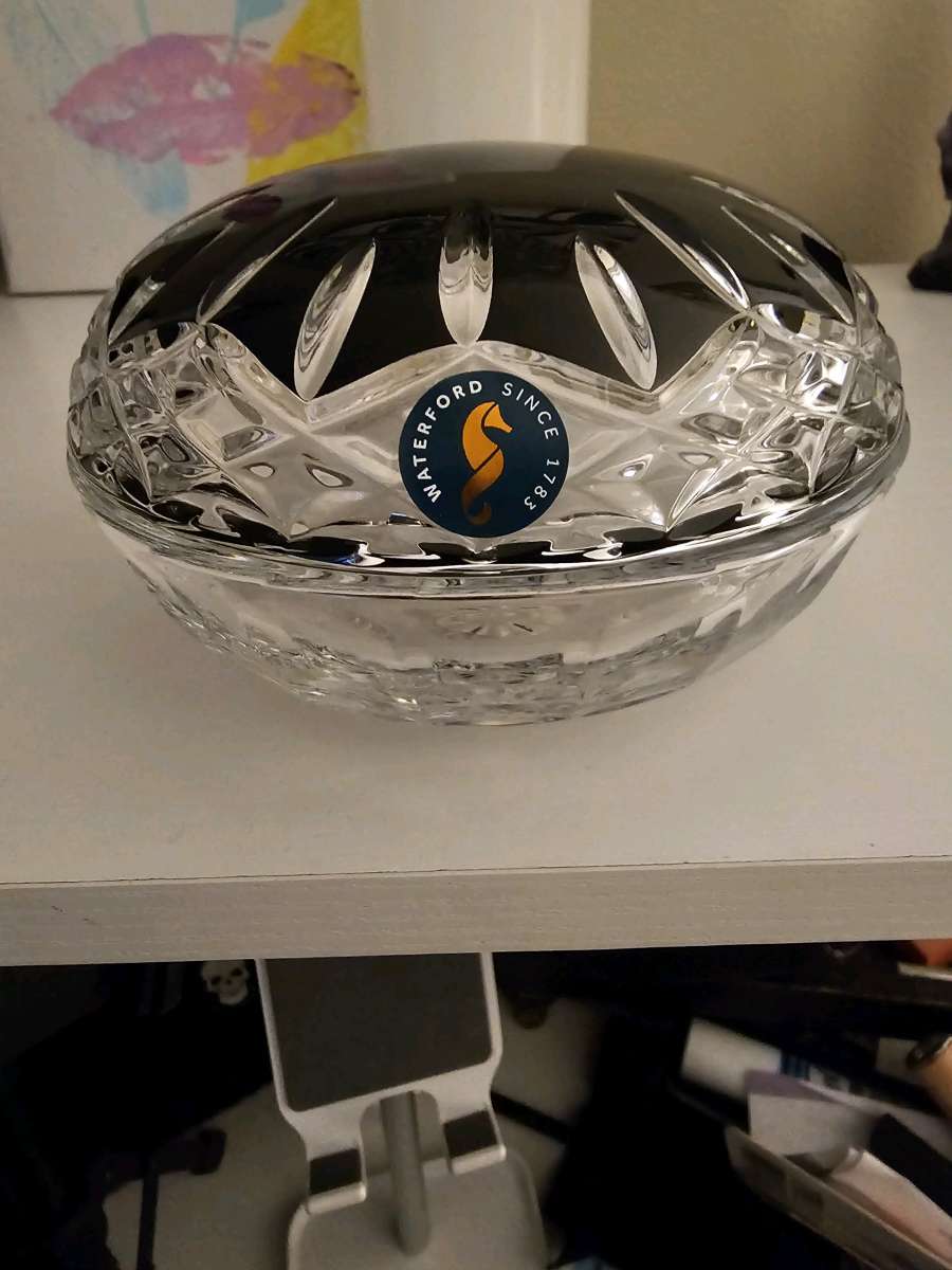 Waterford Black Crystal bowl