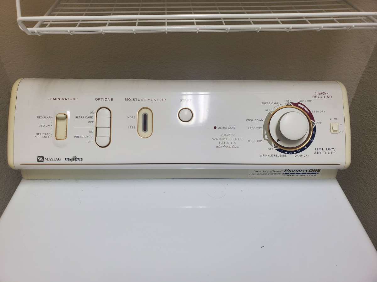 Maytag  Neptune Dryer  Model MDE4000AYW 27W x 28D x 43H