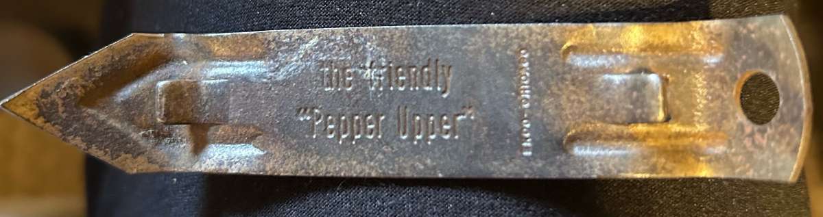 vintage Dr Pepper can and bottle opener
