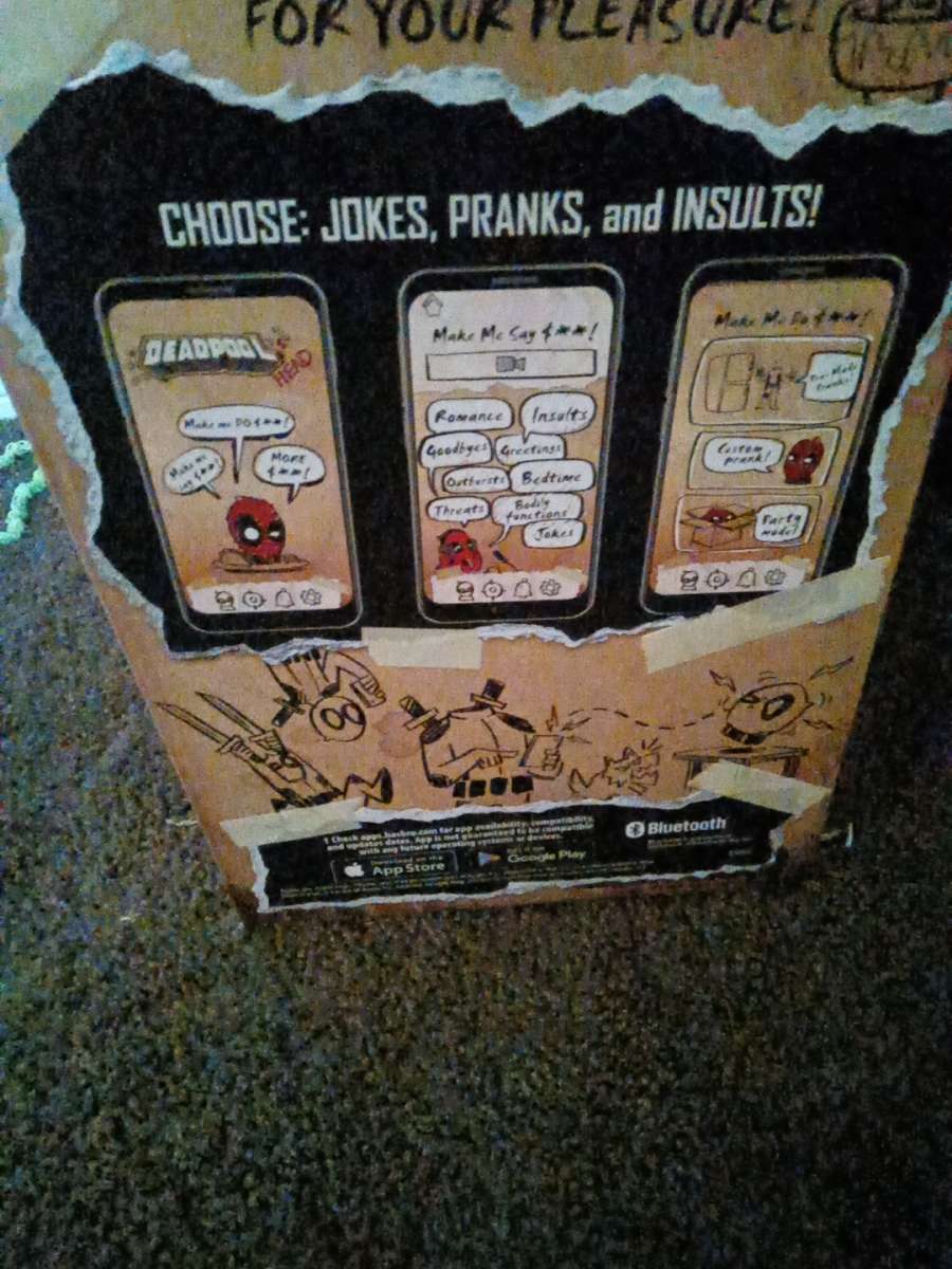 Deadpool interactive talking head