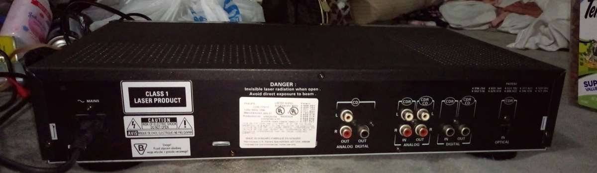 Philips CD Player  Recorder Headphone jack