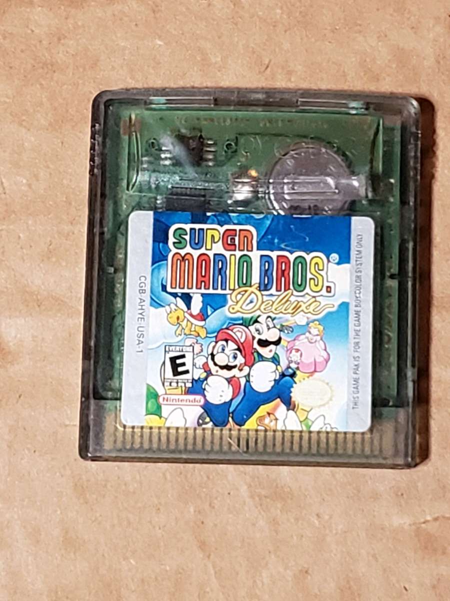 Super Mario Bros Deluxe  Cartridge Only Nintendo Game Boy Co