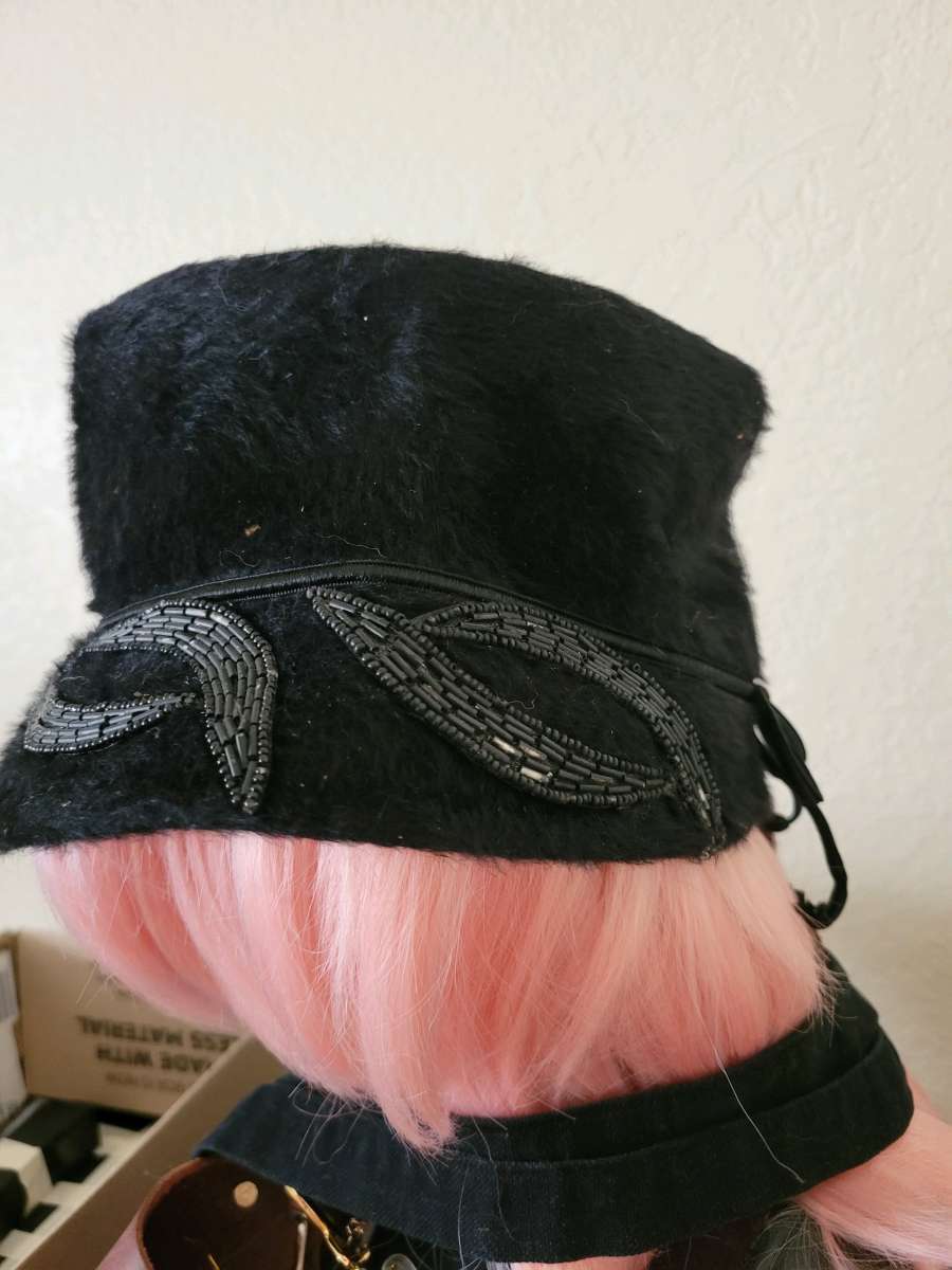vintage fur hat