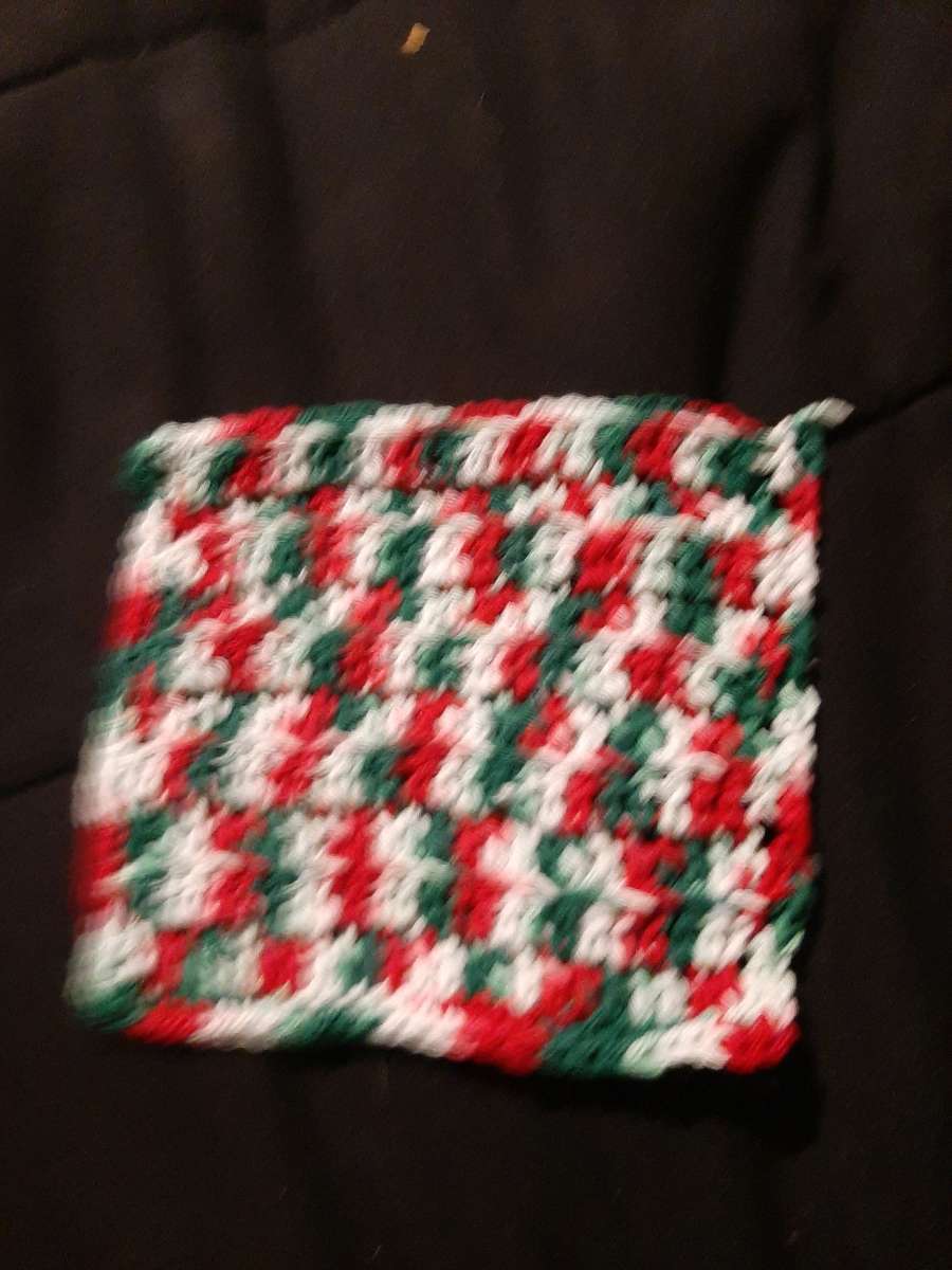 Christmas wash cloth