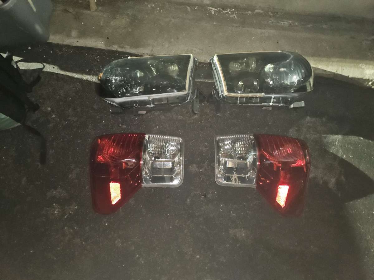front and rear lights set 2012 toyota tundra