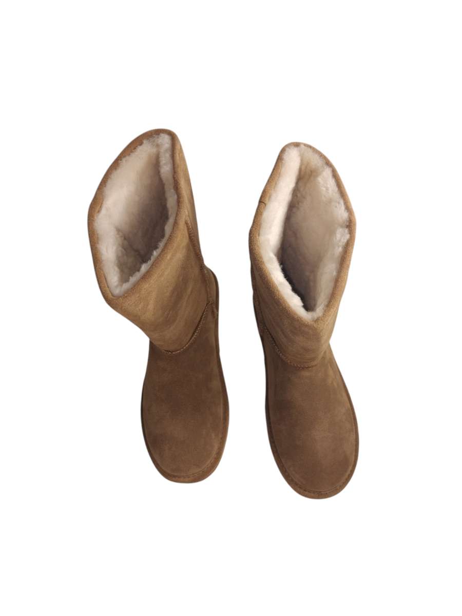 BEARPAW WOMENS BOOTS  ELLE TALL  US SIZE 10  BROWN