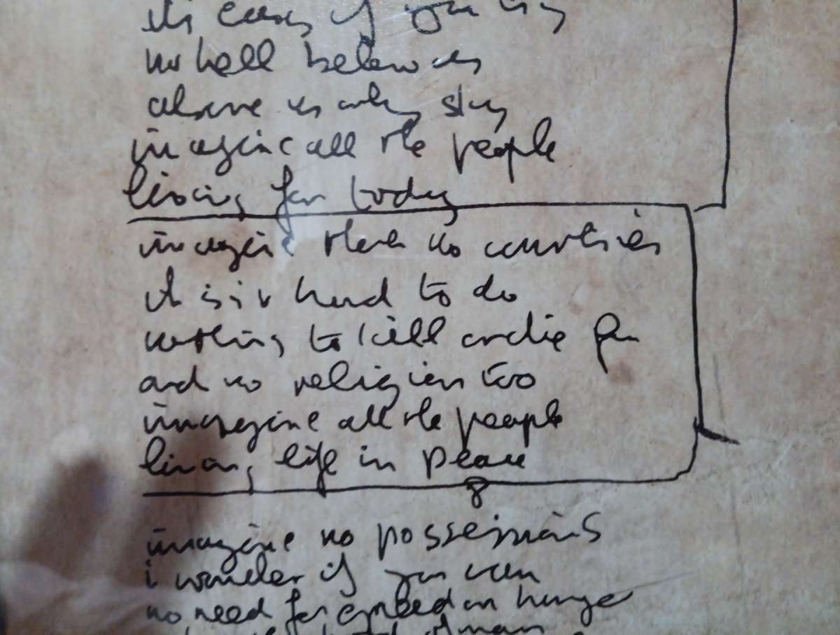 Imagine lyrics by john legend