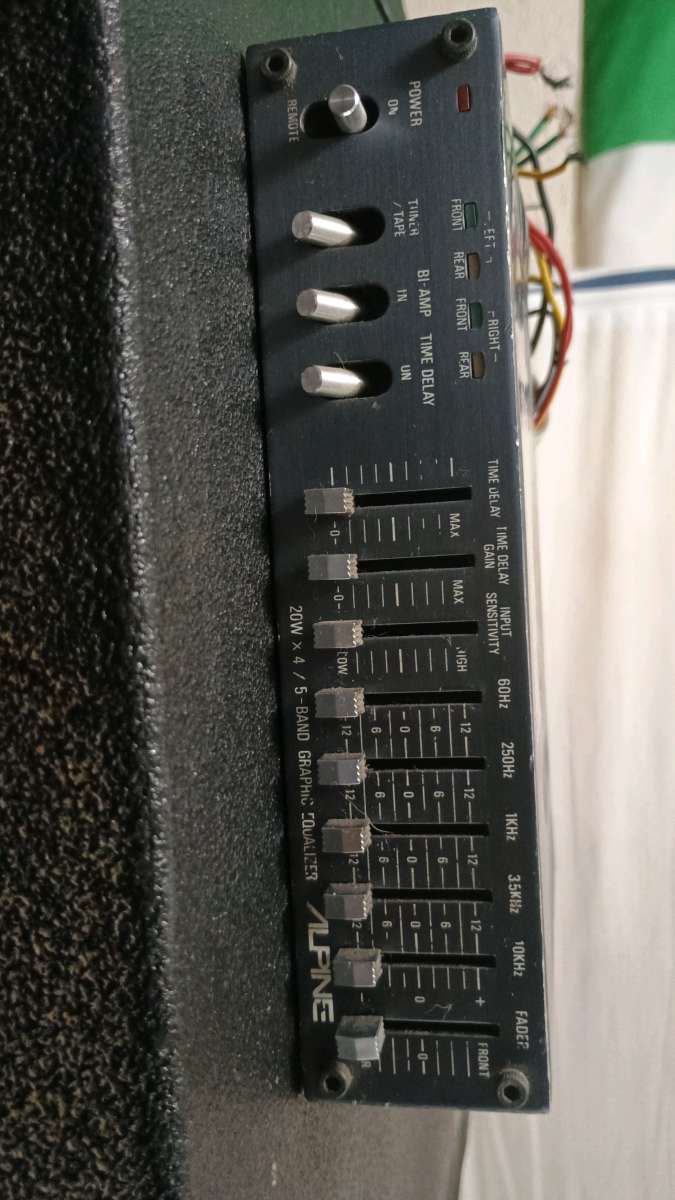Alpine 3000 Equalizer Alpine Old School