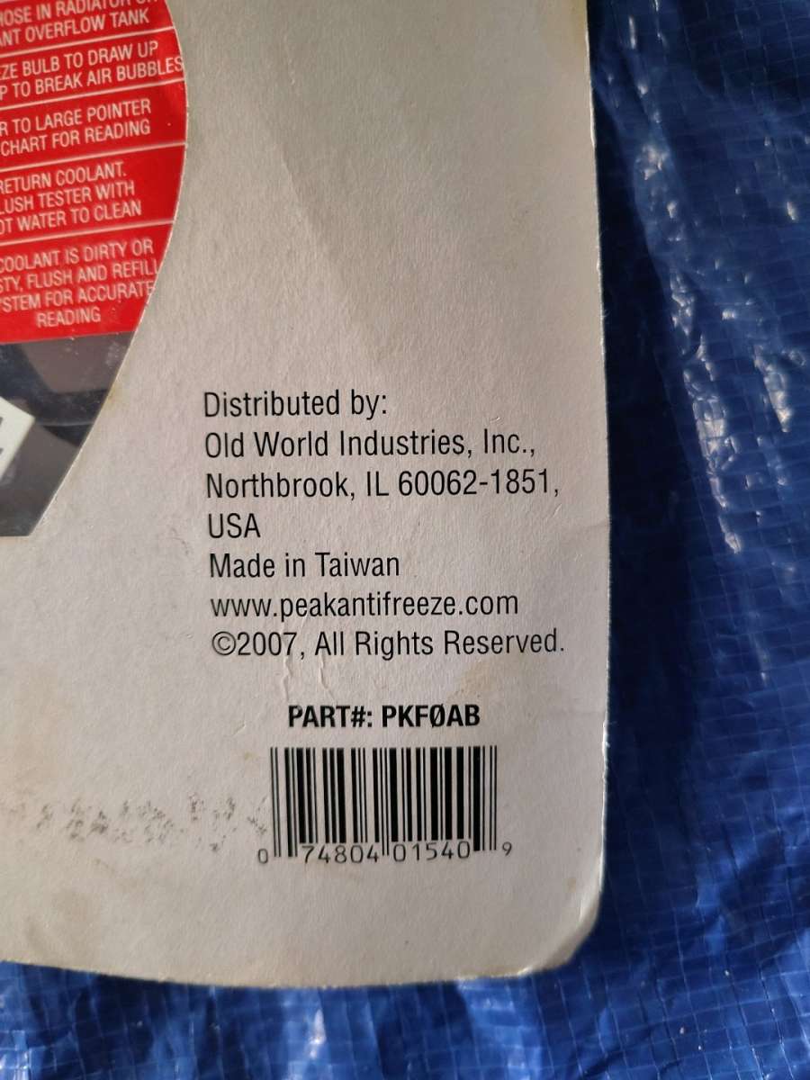 radiator and coolant tester