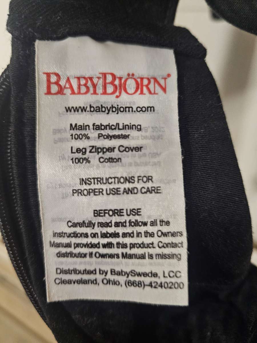 baby Bjorn carrier