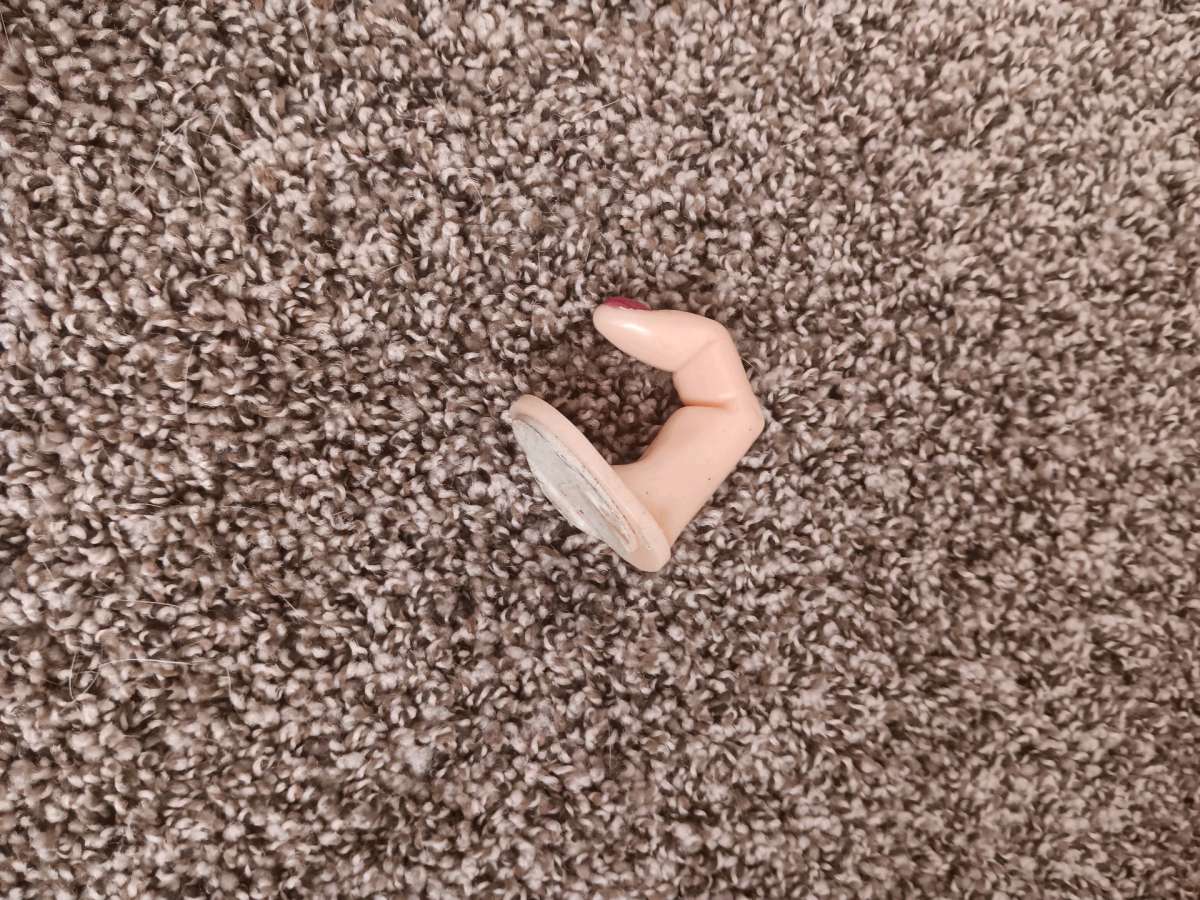 Finger hook adhesive