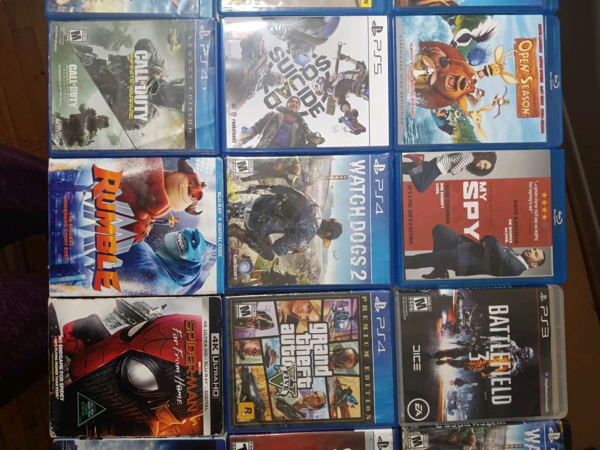Used Blue Ray dvds
