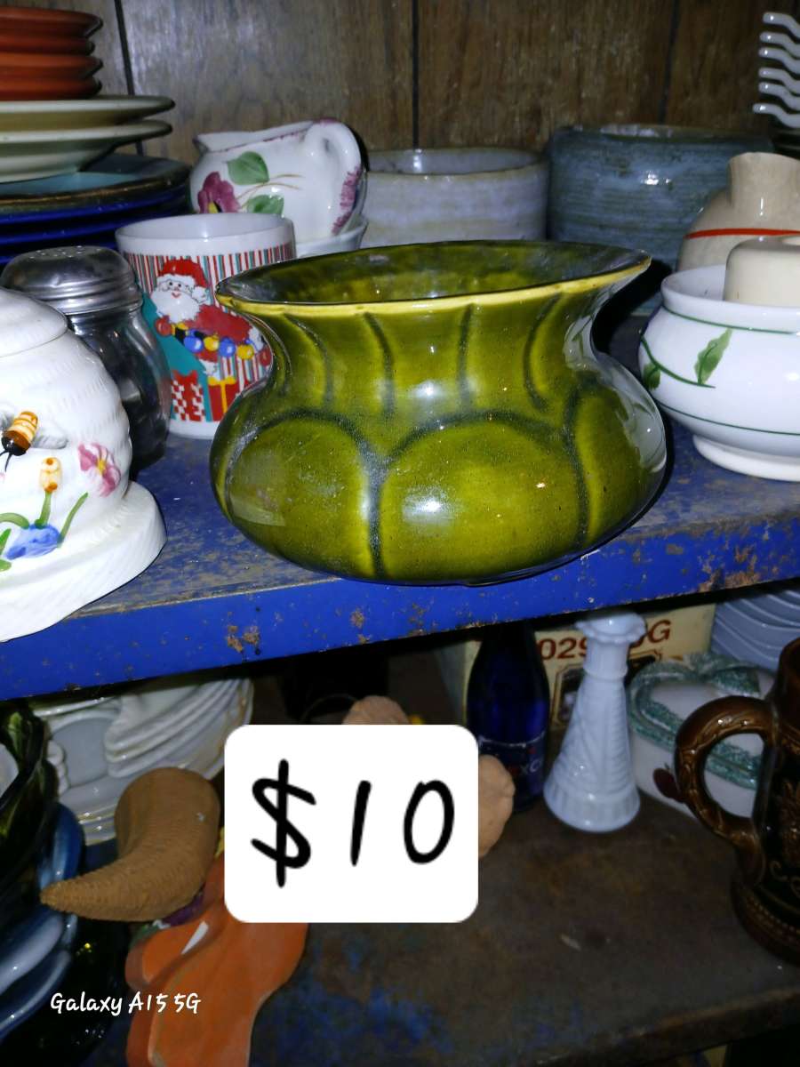 1950s Brush McCoy Art Pottery Spittoon