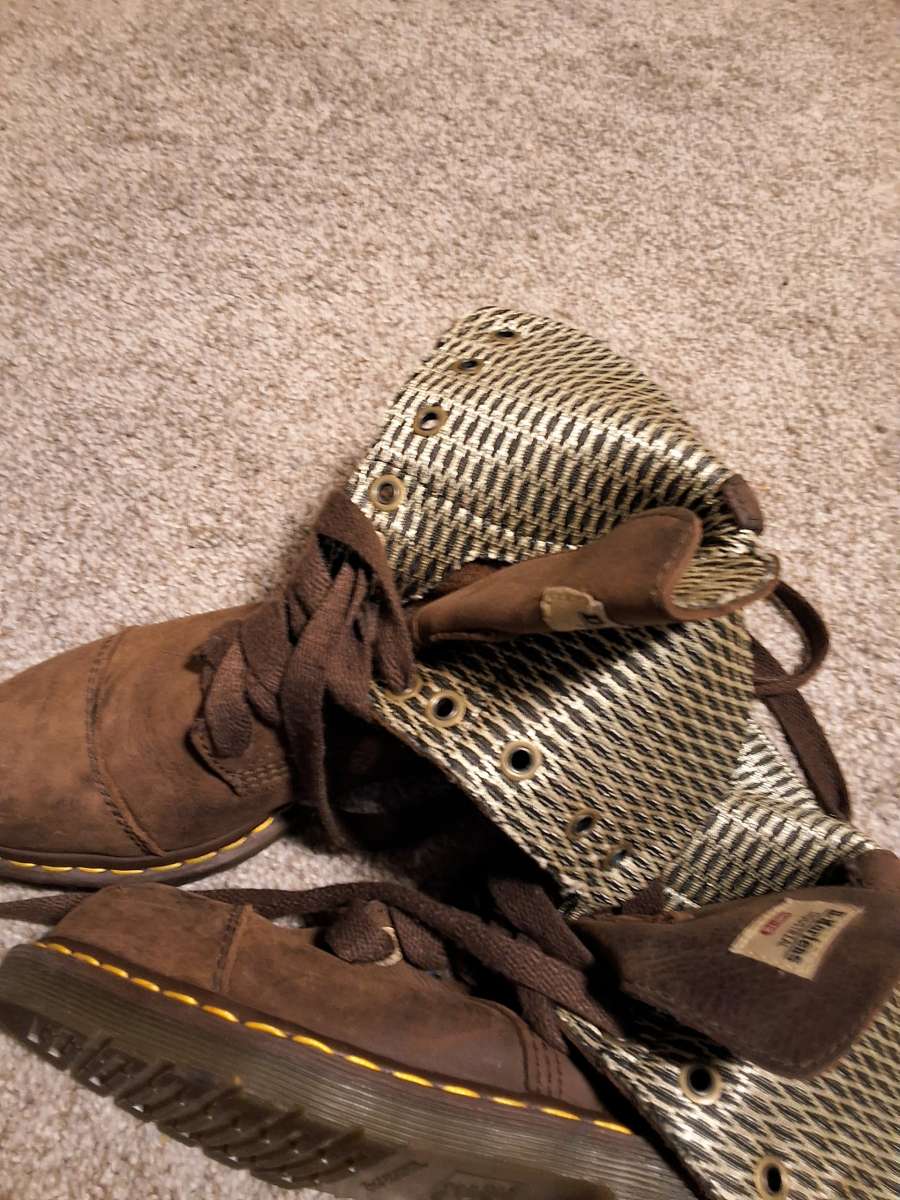 Dr Martins Womens Industrial Boot With safety toe