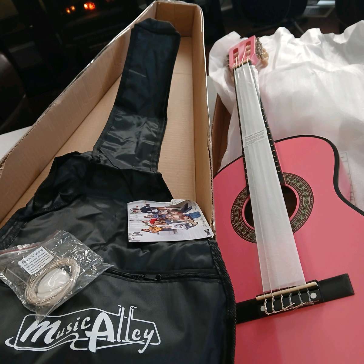 Music Alley Kids Pink Guitar