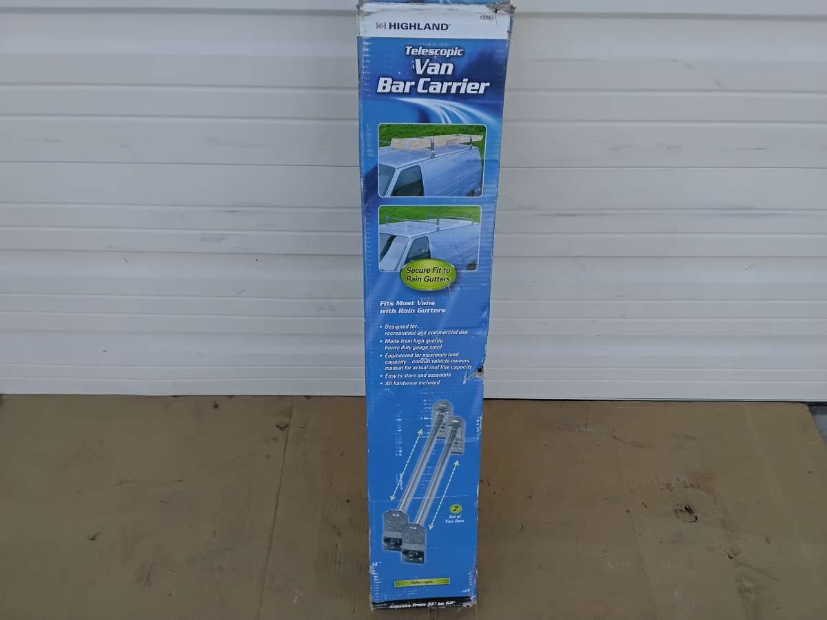 Brand New Highland 2 Telescopic Ladder Racks For Vans Trucks