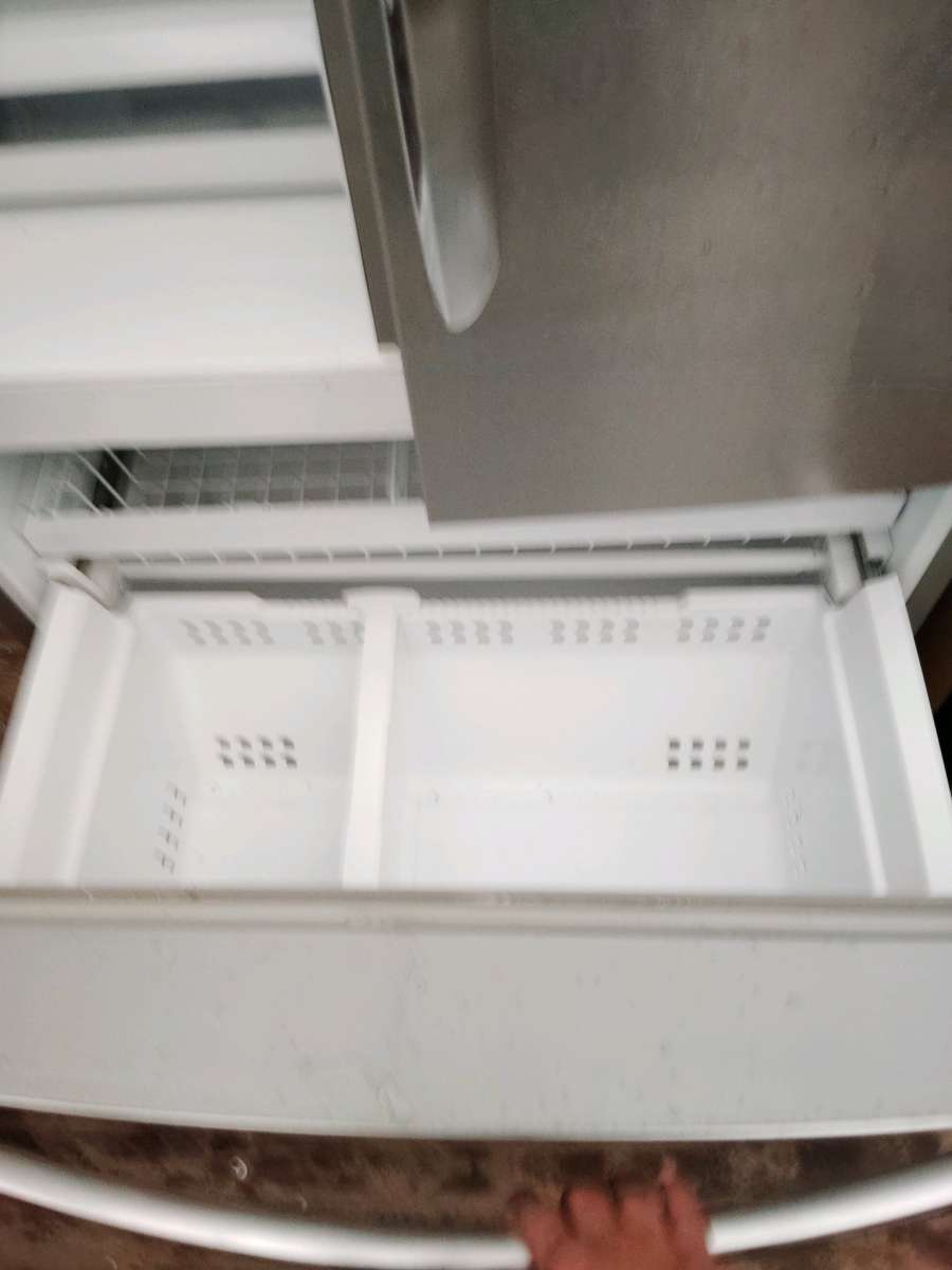 refrigerator and stove