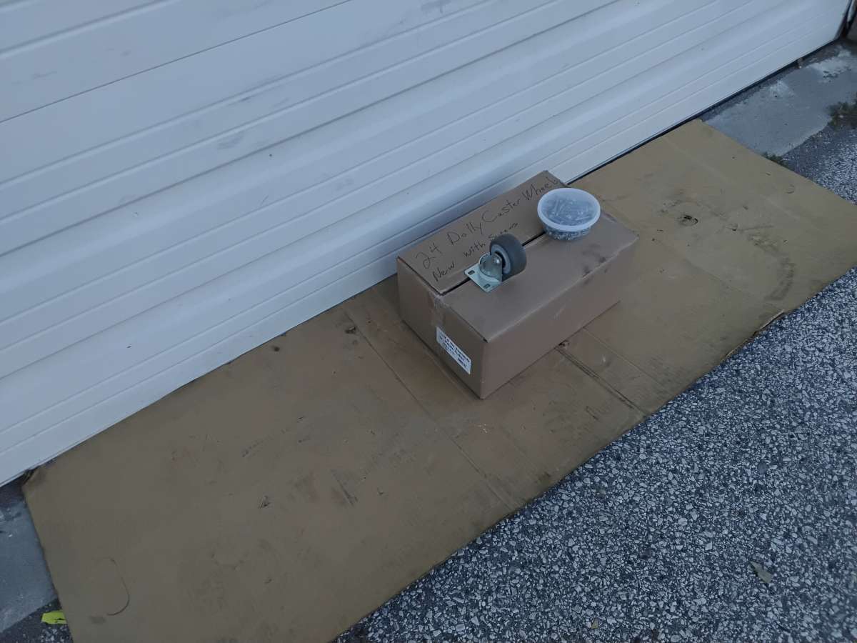 Nice Heavy Duty Caster Wheels 24 and with Hardware Like New