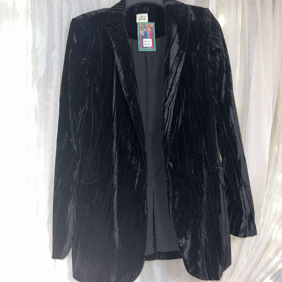Black Velvet Blazer
