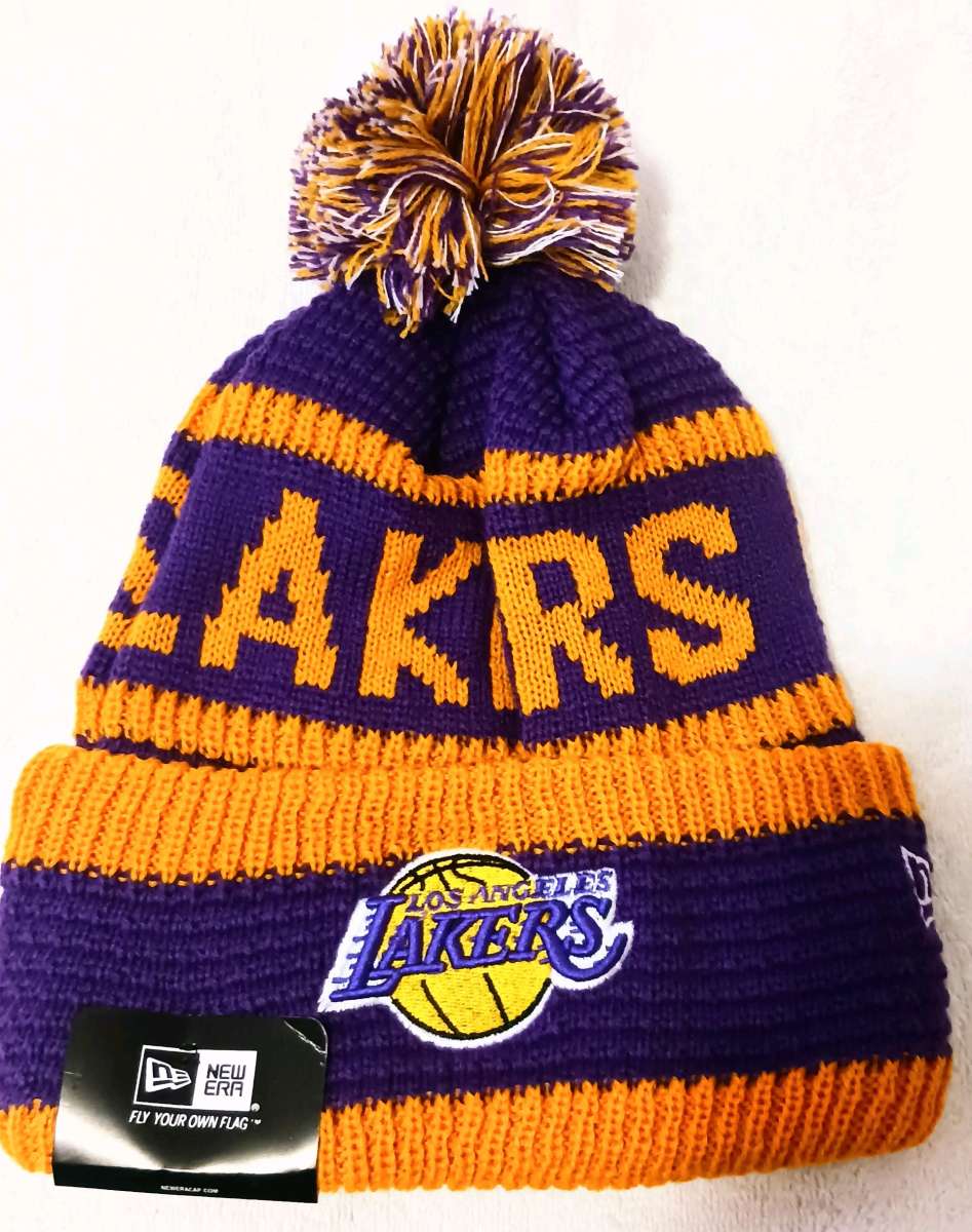 LA Lakers winter hat beanie
