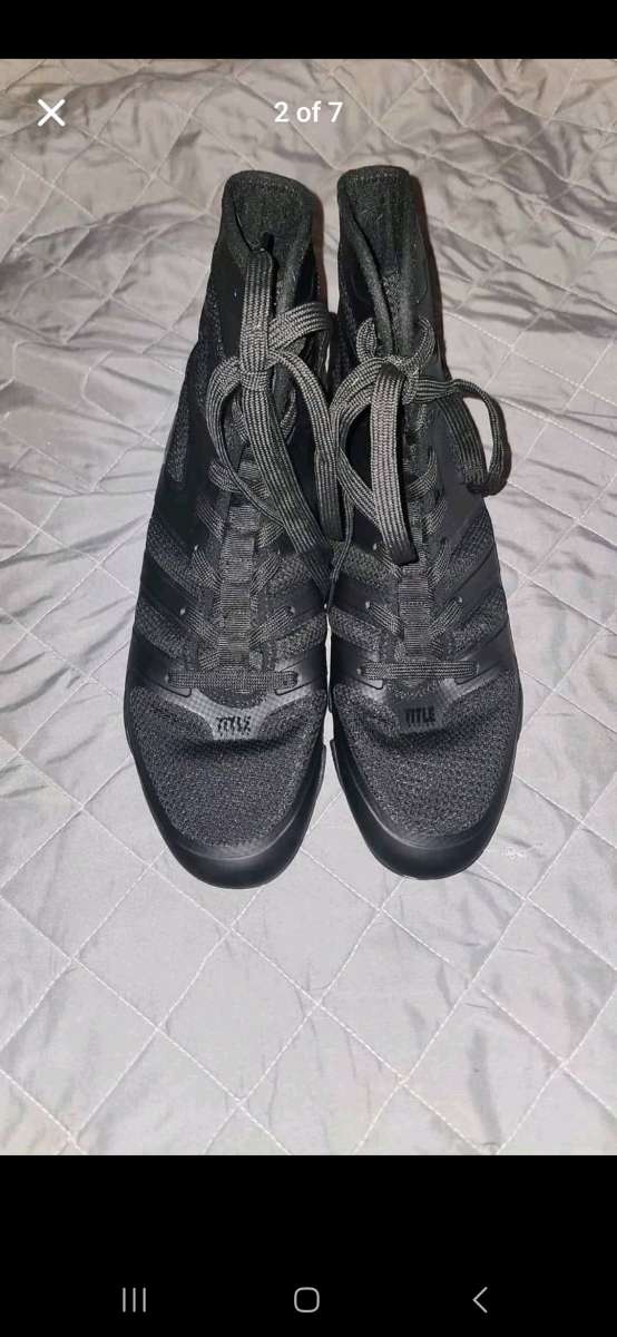 Black TITLE Boxing shoes men