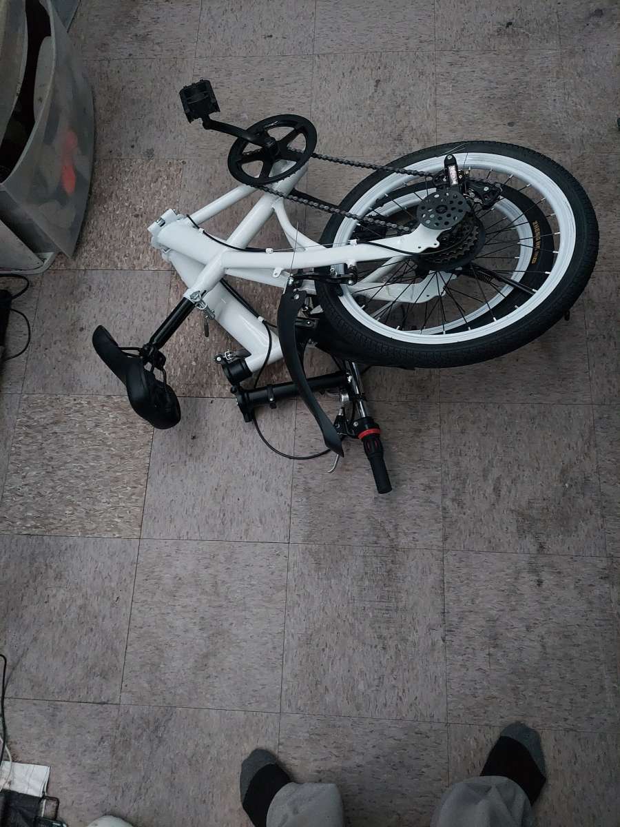 Adult electric folding bike