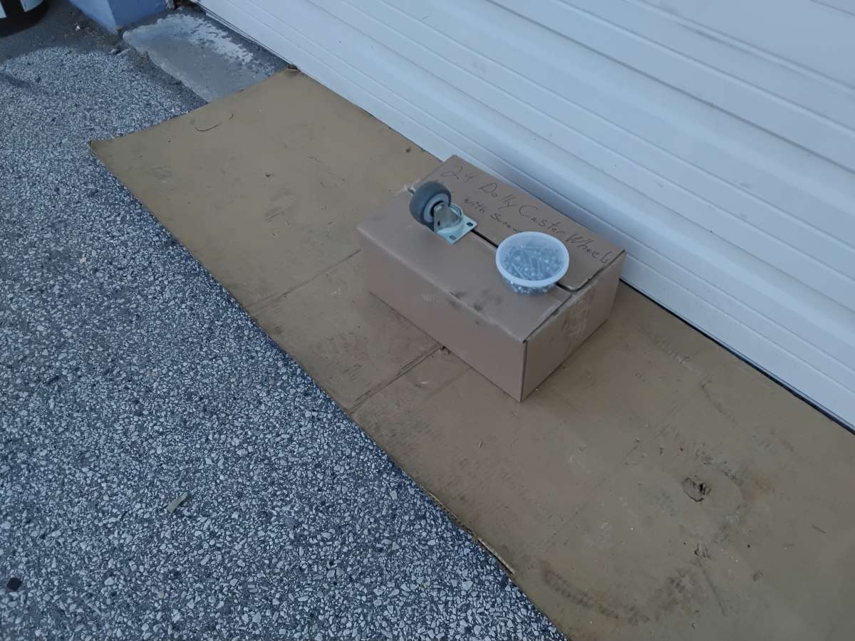 Nice Heavy Duty Caster Wheels 24 and with Hardware Like New