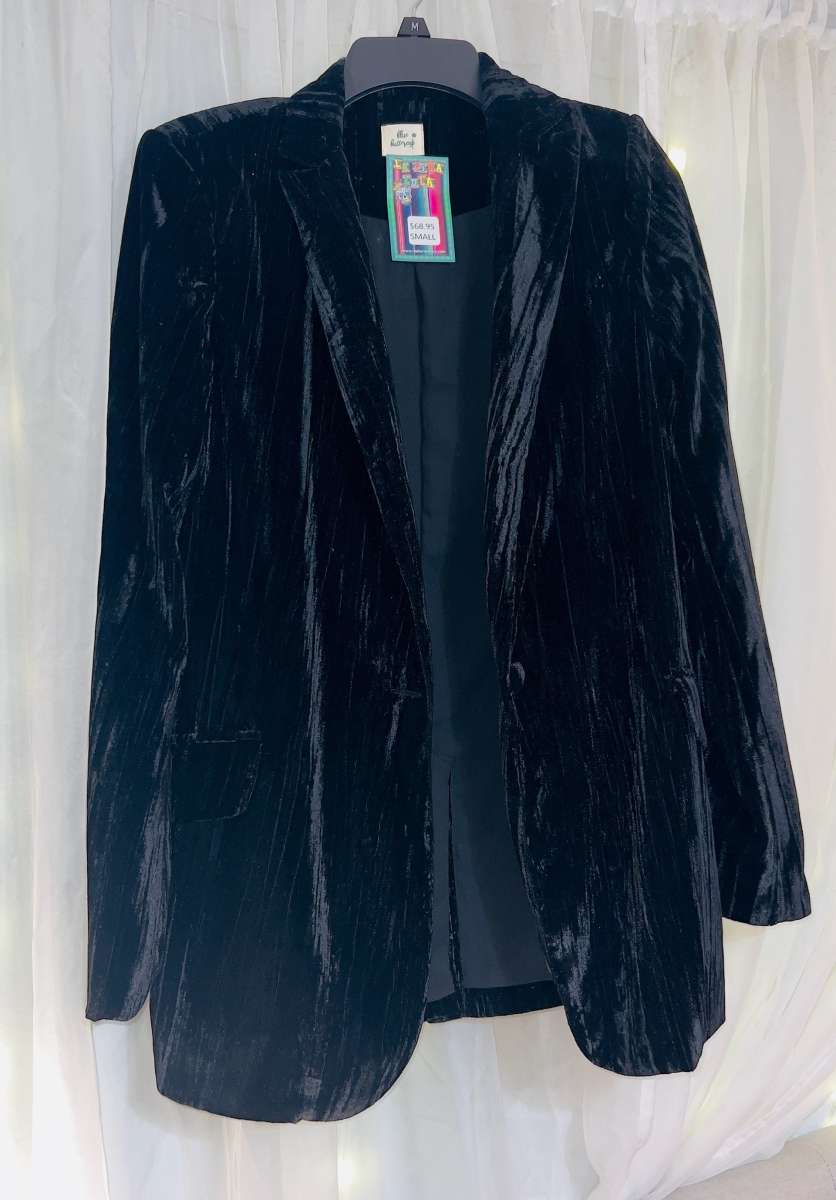 Black Velvet Blazer