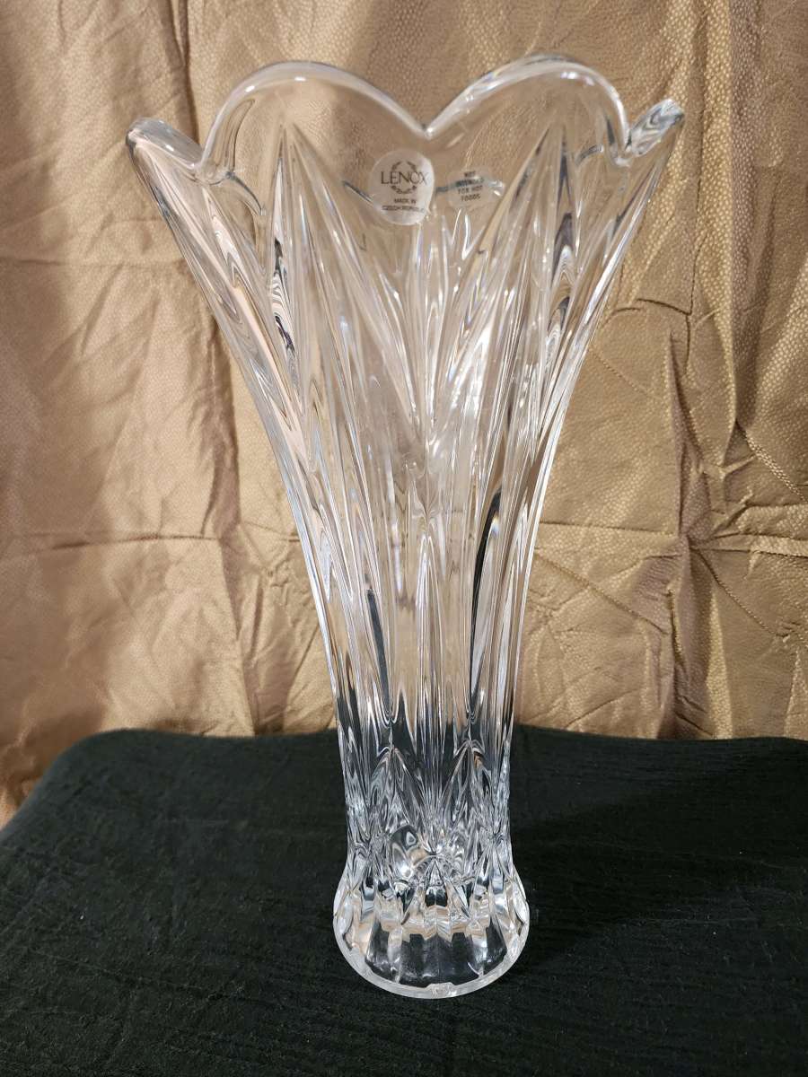 Lenox crystal vase