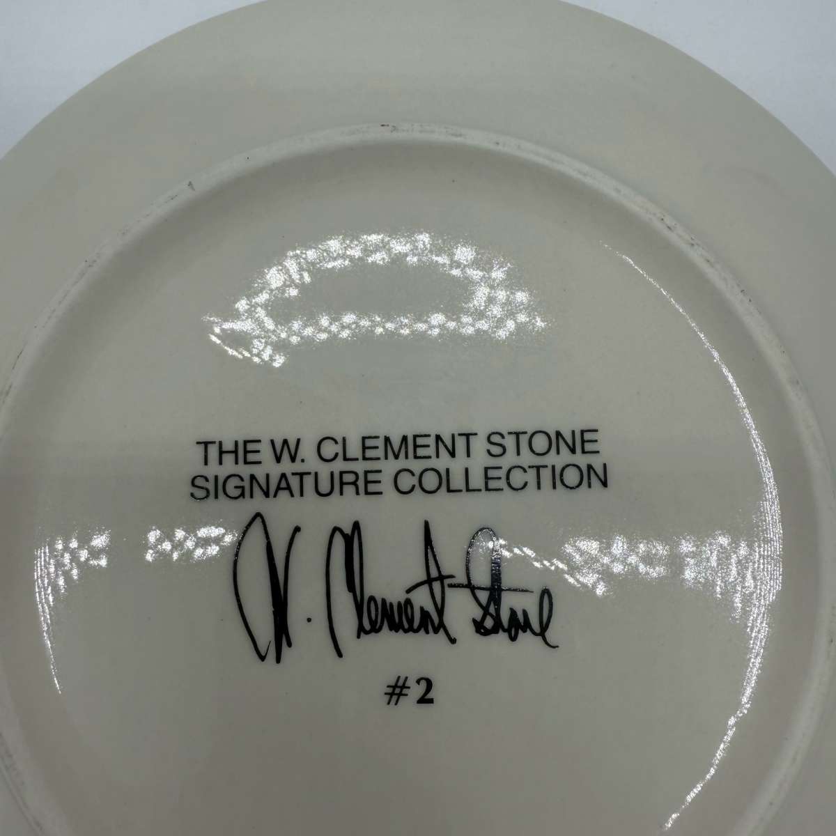 The W Clement Stone Signature Collection BE POSITIVE Plate