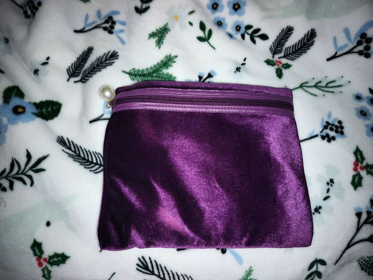 Purple Make Up Bag