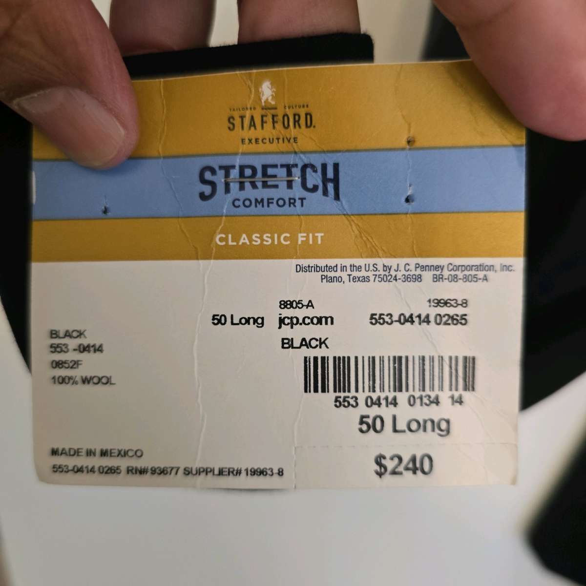 Stafford Executive Jacket Big and Tall