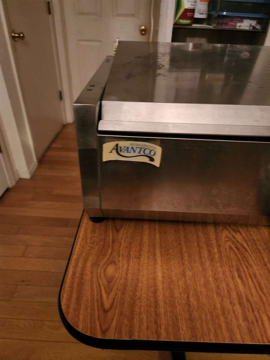 refrigerator and tables for commercial