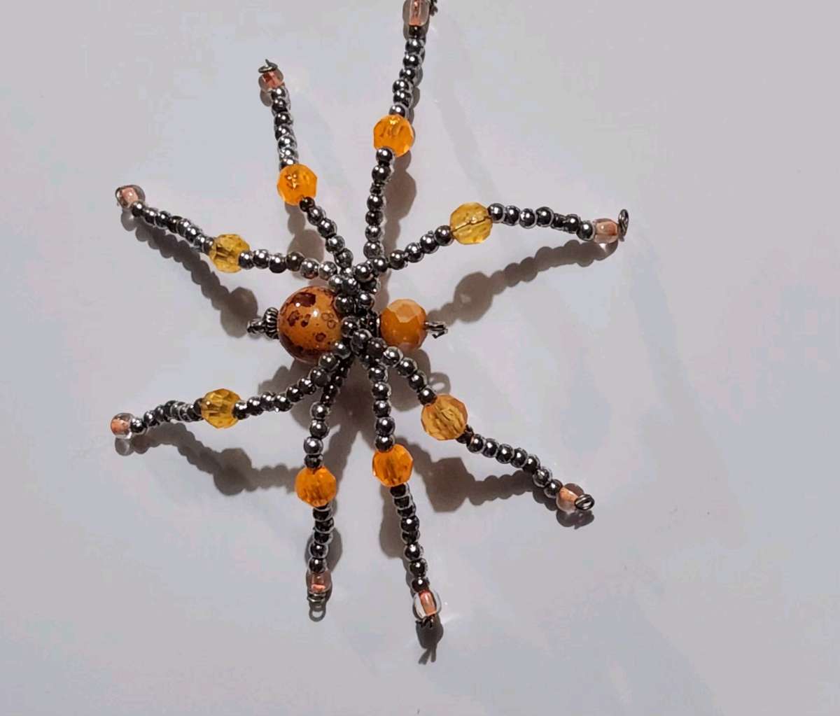 handmade beaded spider