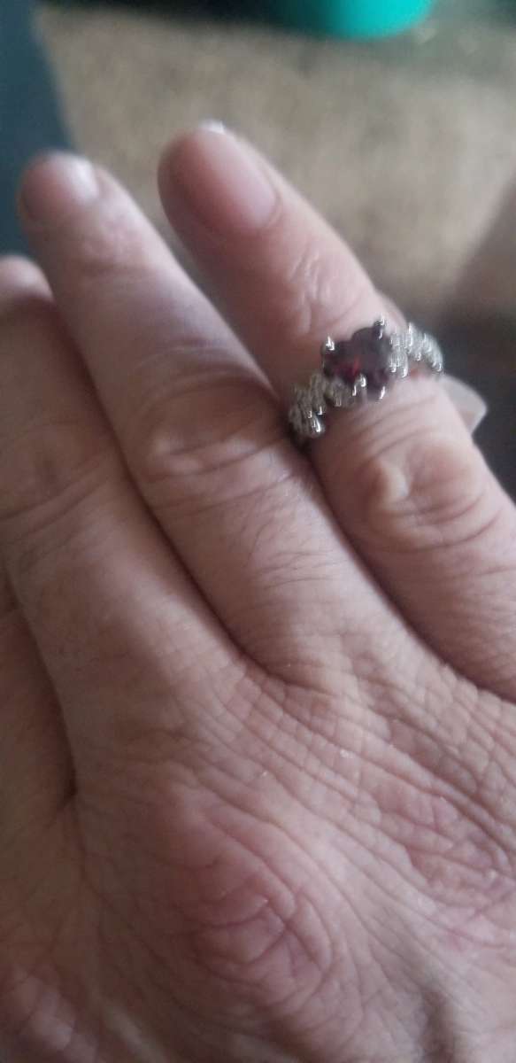 Pyrobe Garnet Ring