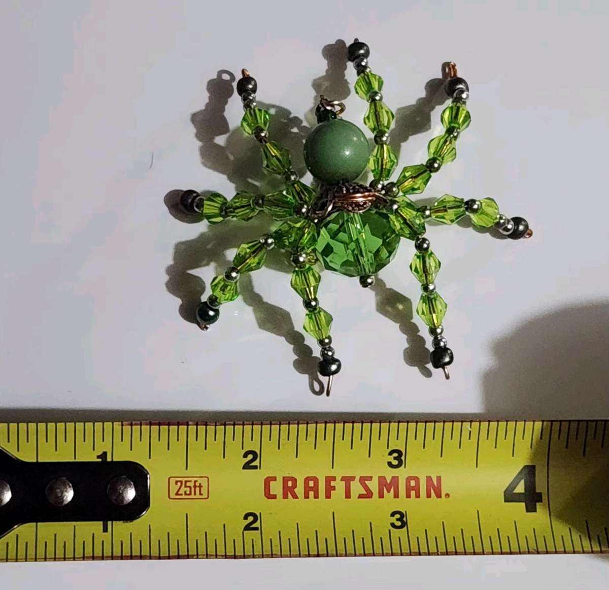 handmade glass beaded spider