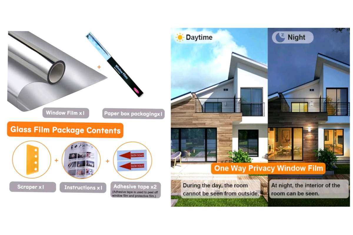 One way window privacy film  heat control and Anti UV