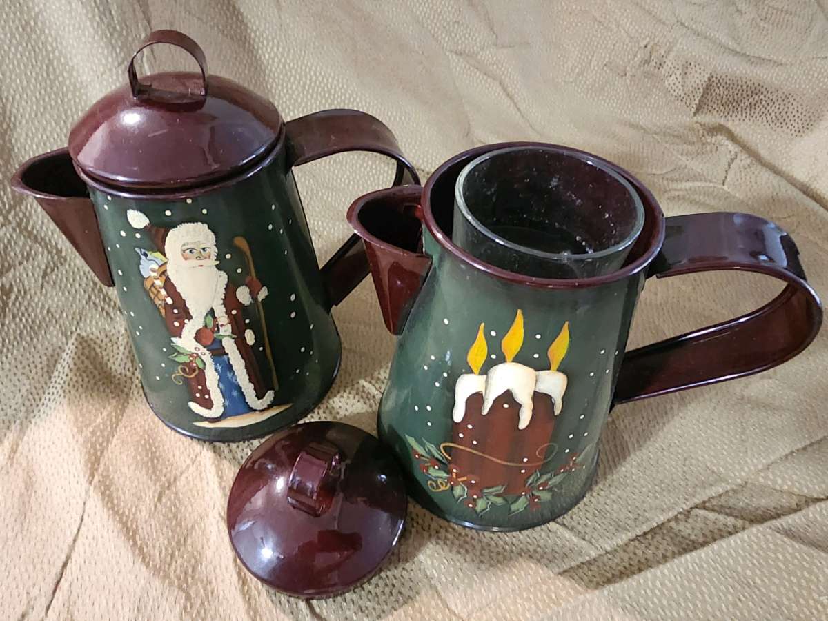 Christmas votive holders