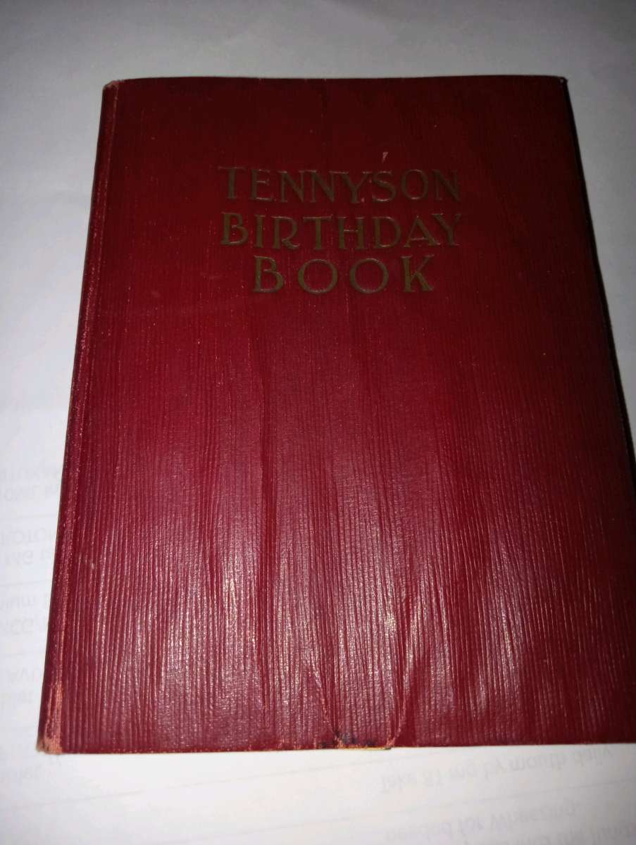The Tennyson Birthday Book