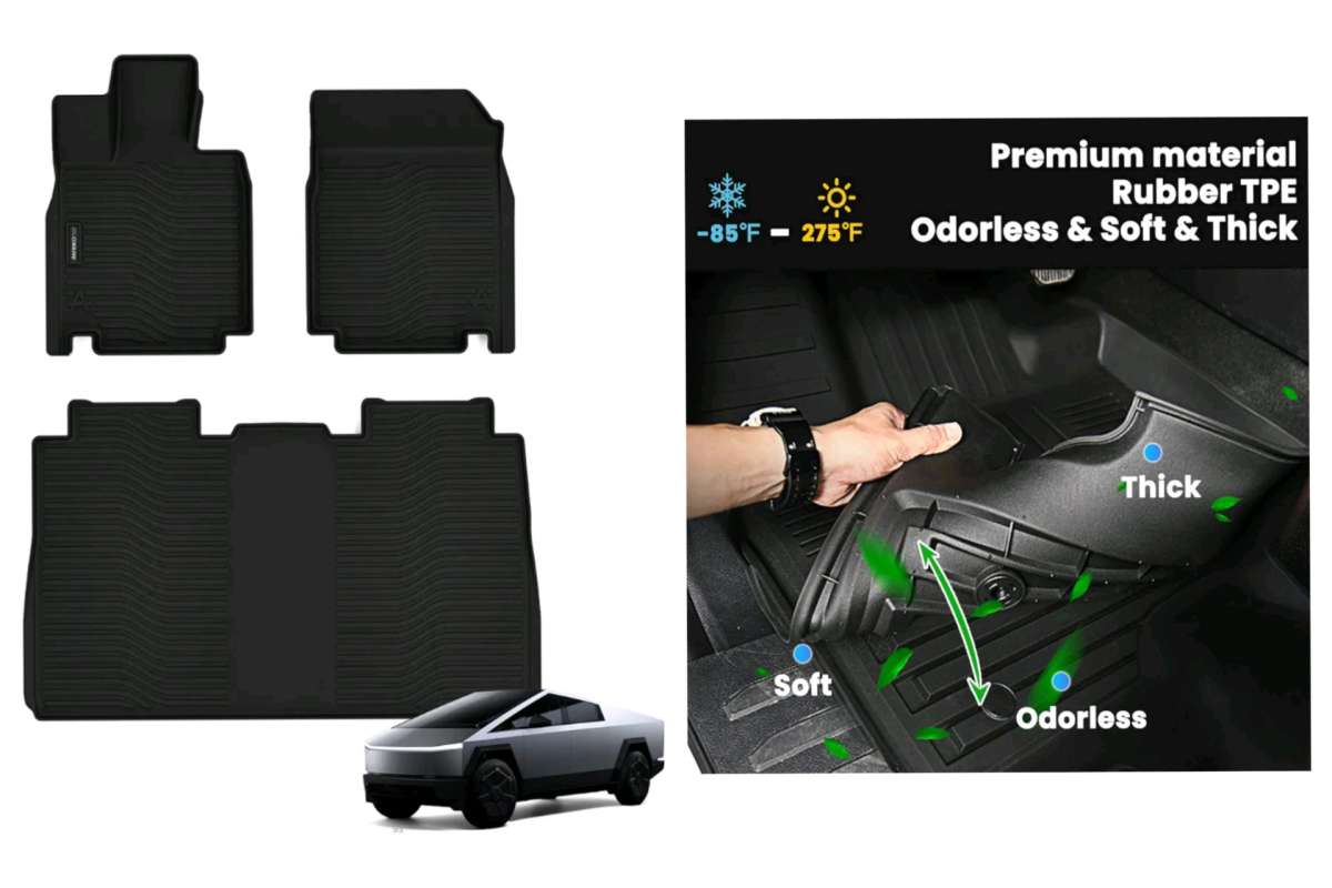 Tesla Cybertruck 2024 all weather mats