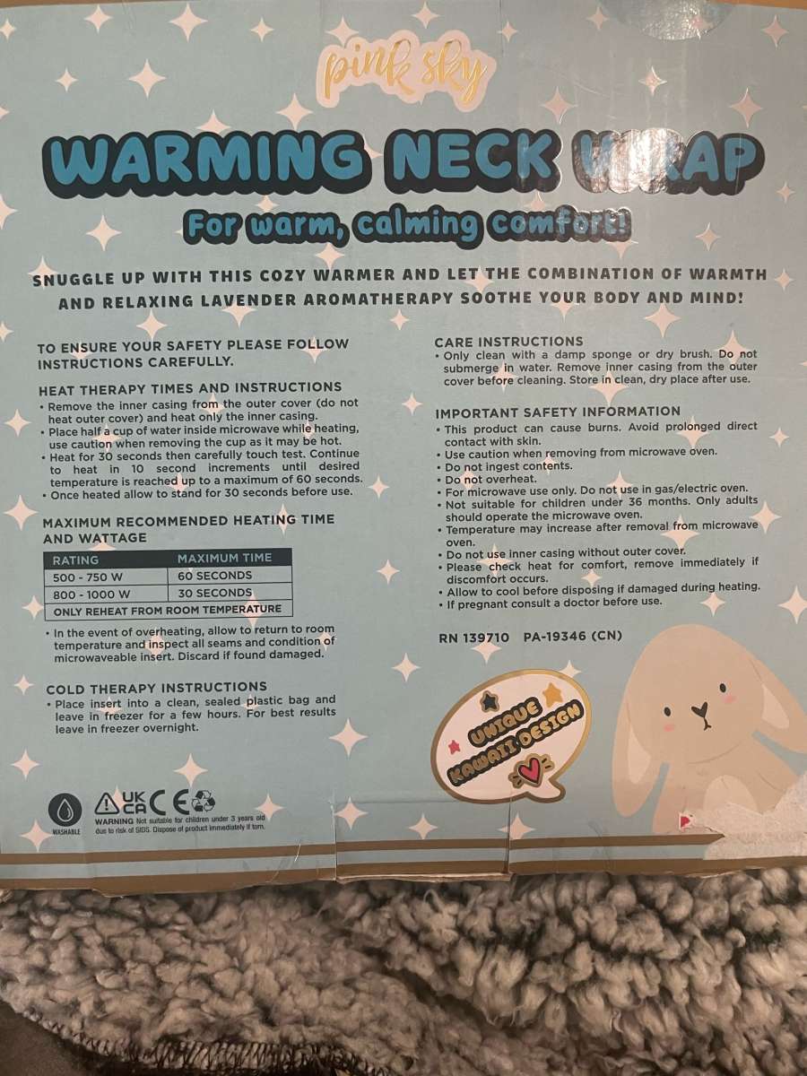 warming neck wrap