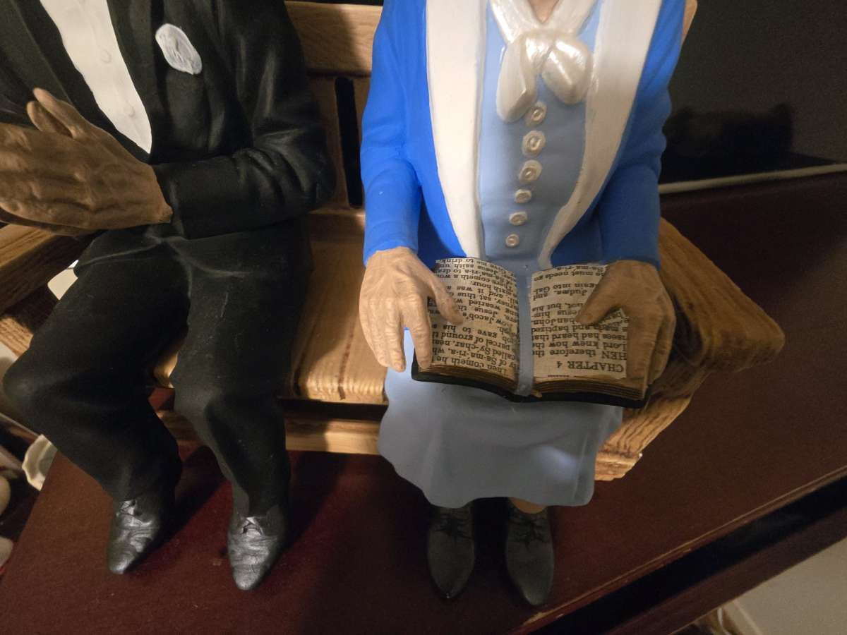 old couple figurine