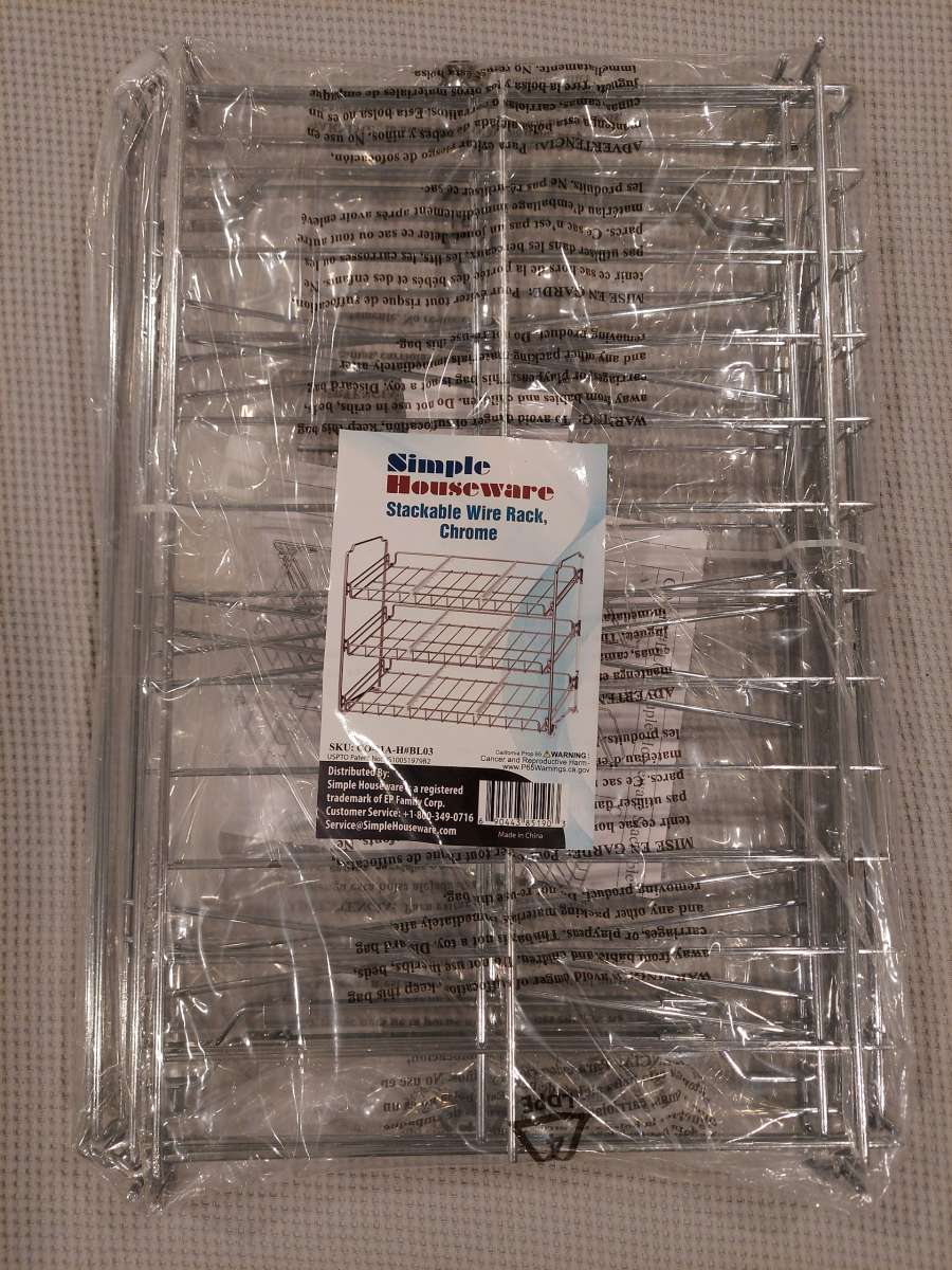 Chrome Stackable Wire Rack